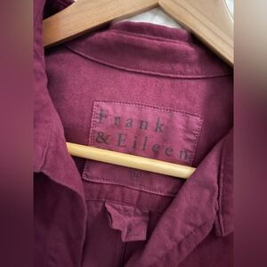 Frank & Eileen Burgundy Barry Shirt